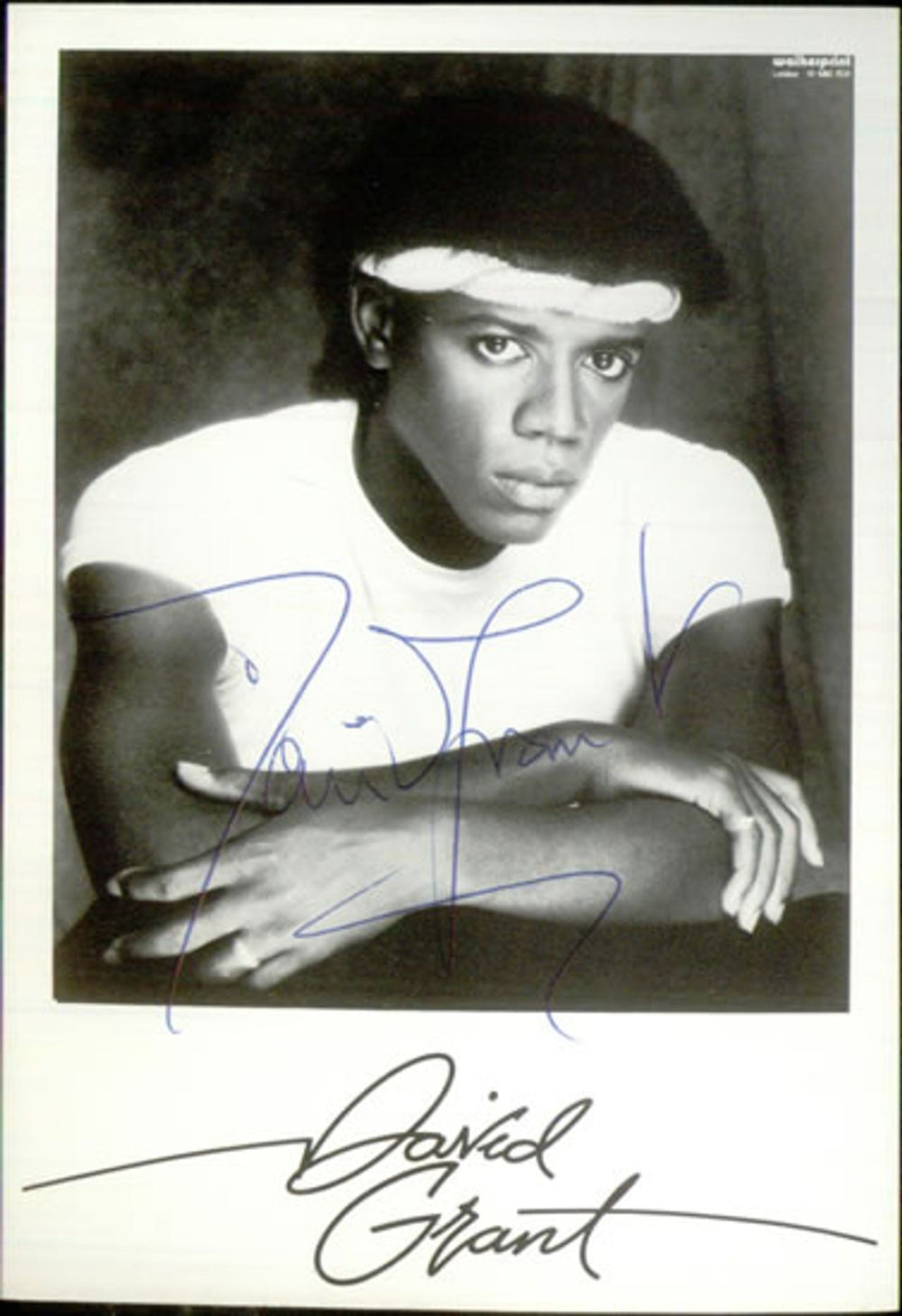 David Grant Autographed Postcard UK memorabilia SIGNED POSTCARD