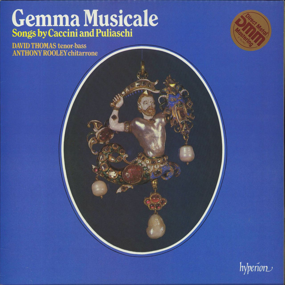 David Thomas [Vocal] Gemma Musicale (Songs By Caccini And Puliaschi) UK vinyl LP album (LP record) A66079