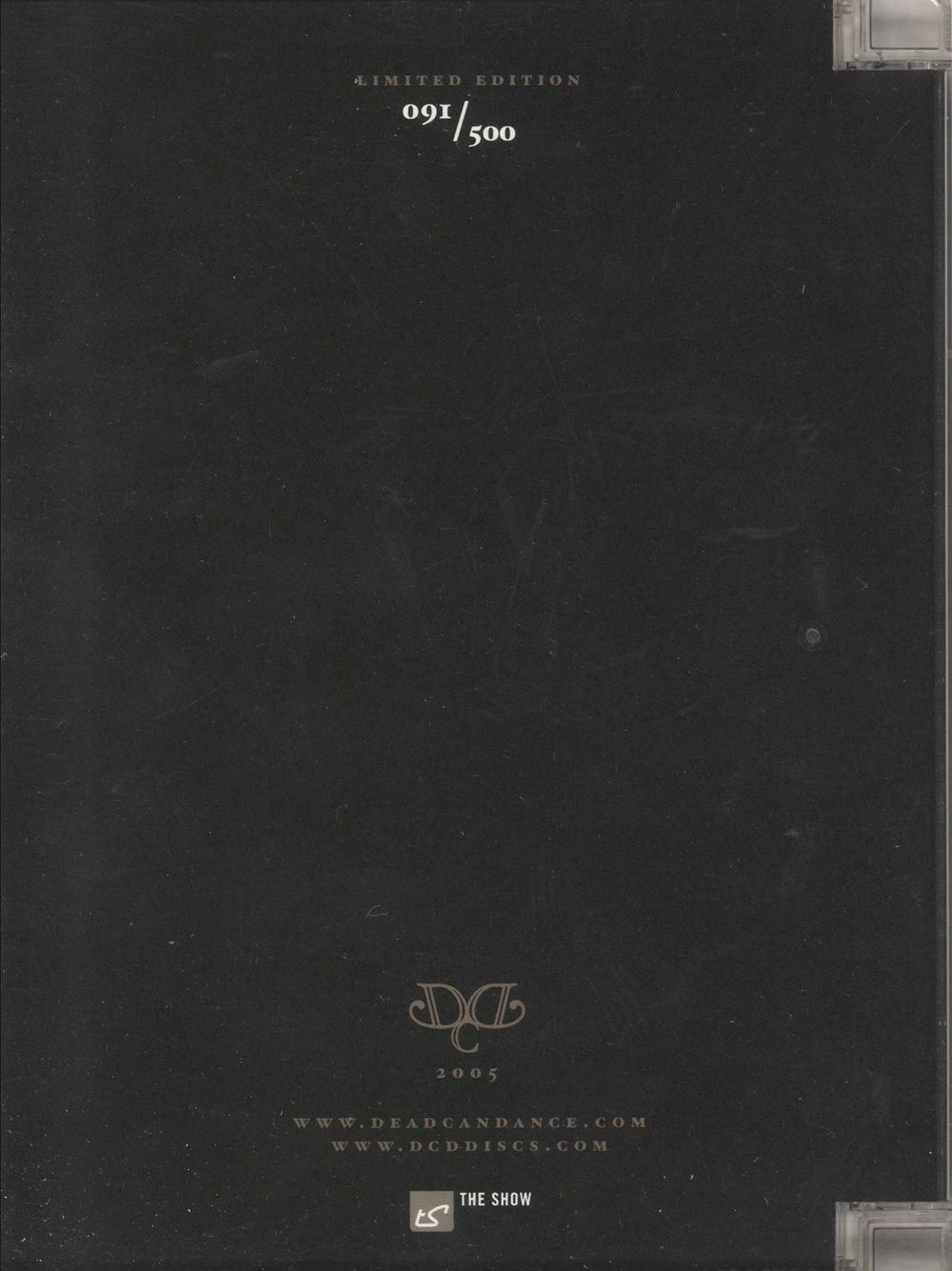 Dead Can Dance DCD 2005 - 22nd March - Spain: Barcelona US 2 CD album set (Double CD) DCD2CDC739735