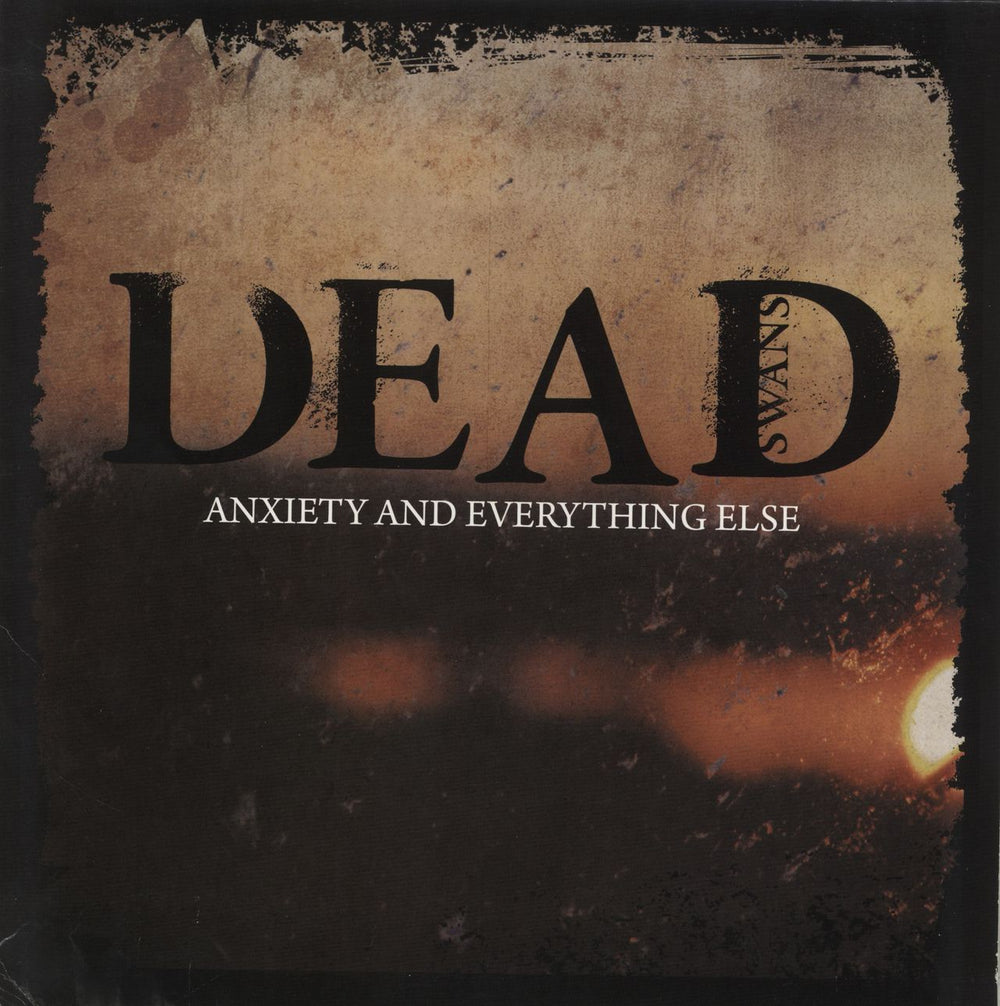 Dead Swans Anxiety and Everything Else - Red and Clear Vinyl US 12" vinyl single (12 inch record / Maxi-single) B9R160