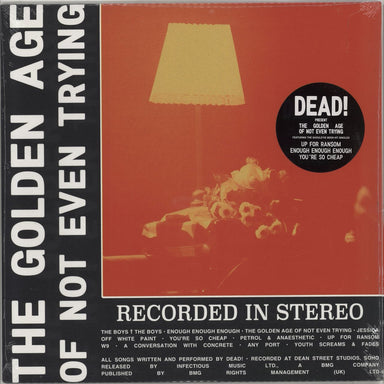 Dead! The Golden Age Of Not Even Trying UK vinyl LP album (LP record) 4050538285666