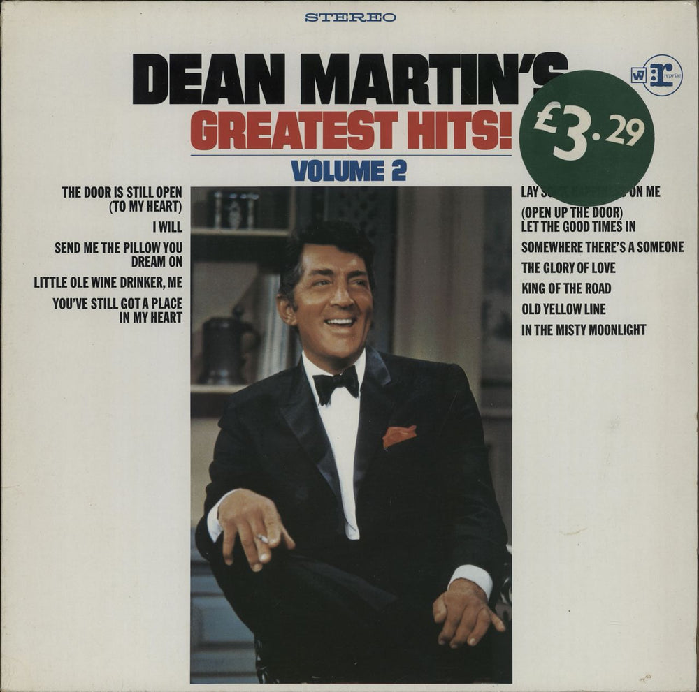 Dean Martin Dean Martin's Greatest Hits! Vol. 2 German vinyl LP album (LP record) 44060