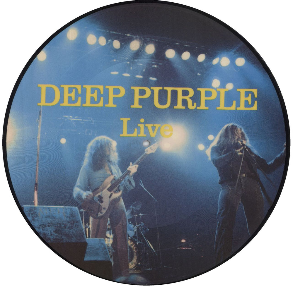 Deep Purple Live Dutch picture disc LP (vinyl picture disc album) PD83008