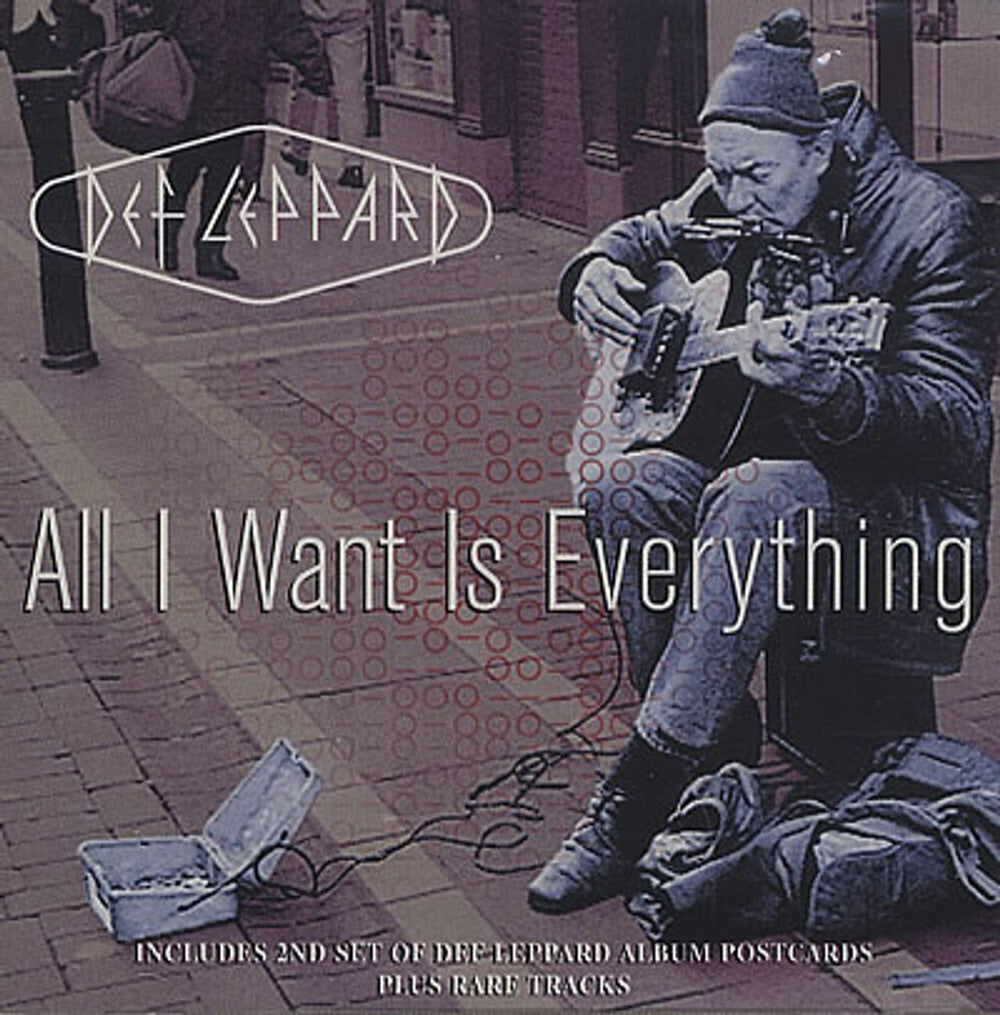 Def Leppard All I Want Is Everything + Postcards UK CD single (CD5 / 5") LEPDD17