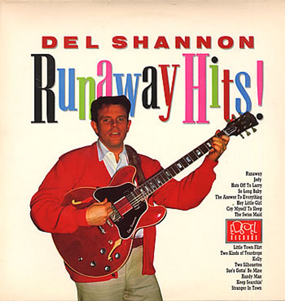 Del Shannon Runaway Hits UK vinyl LP album (LP record) XED121