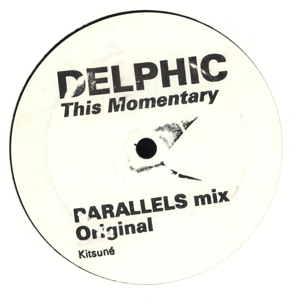 Delphic This Momentary - White label UK 12" vinyl single (12 inch record / Maxi-single) DELPHIC3