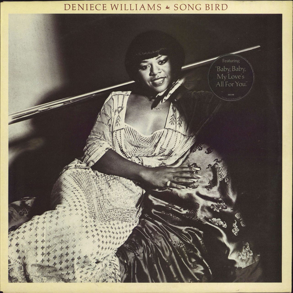 Deniece Williams Song Bird - hype sticker UK vinyl LP album (LP record) CBS86046