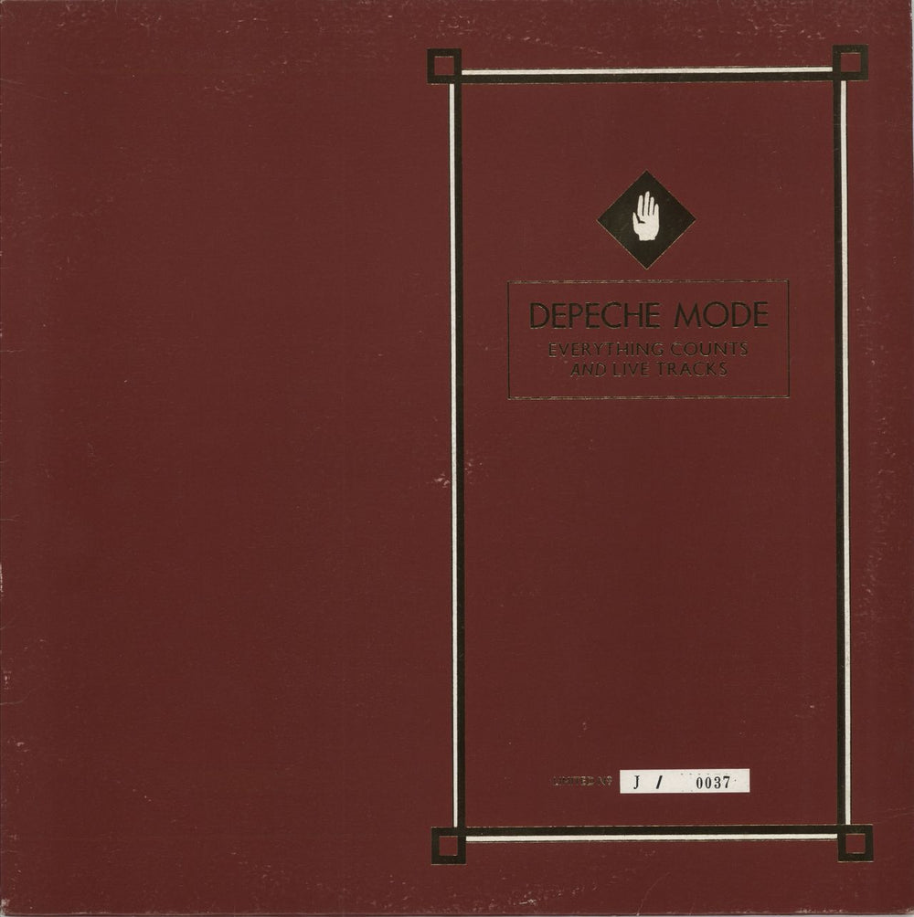 Depeche Mode Everything Counts And Live Tracks EP - Low Number UK 12" vinyl single (12 inch record / Maxi-single) L12BONG3