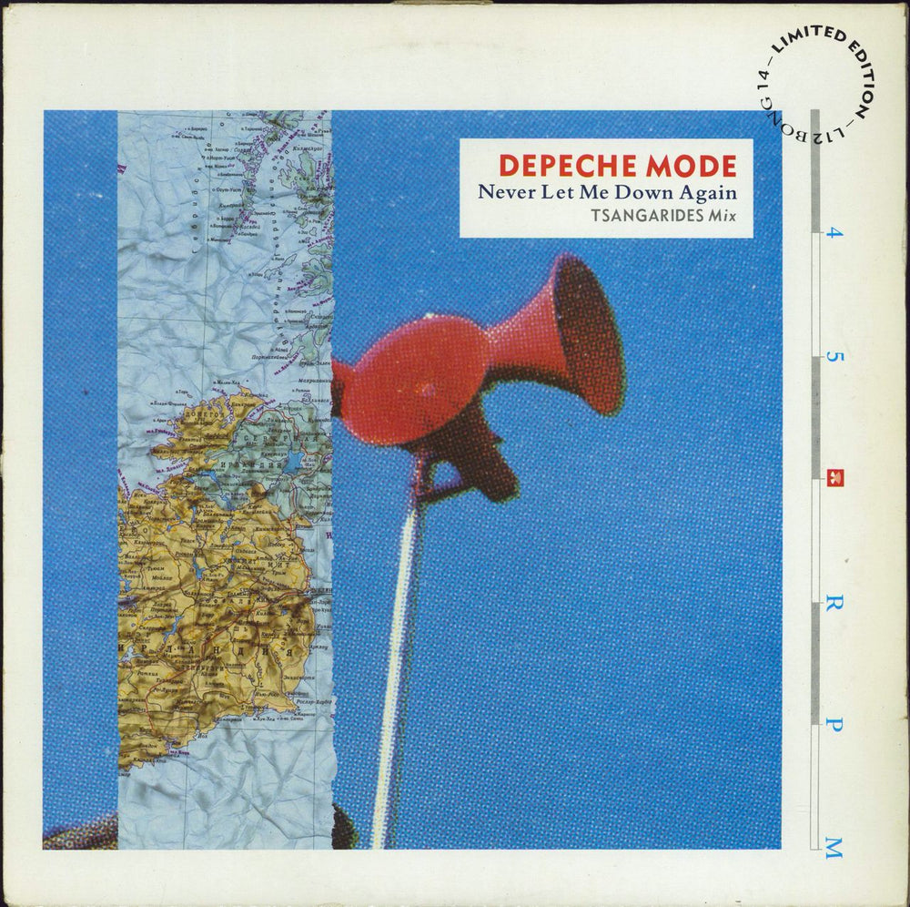 Depeche Mode Never Let Me Down Again - EX UK 12" vinyl single (12 inch record / Maxi-single) L12BONG14