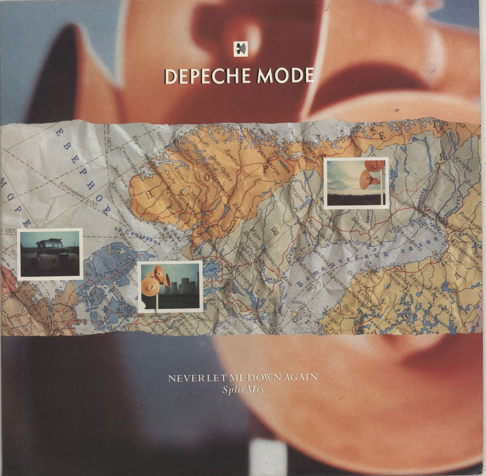 Depeche Mode Never Let Me Down Again (Split Mix) UK 12" vinyl single (12 inch record / Maxi-single) 12BONG14