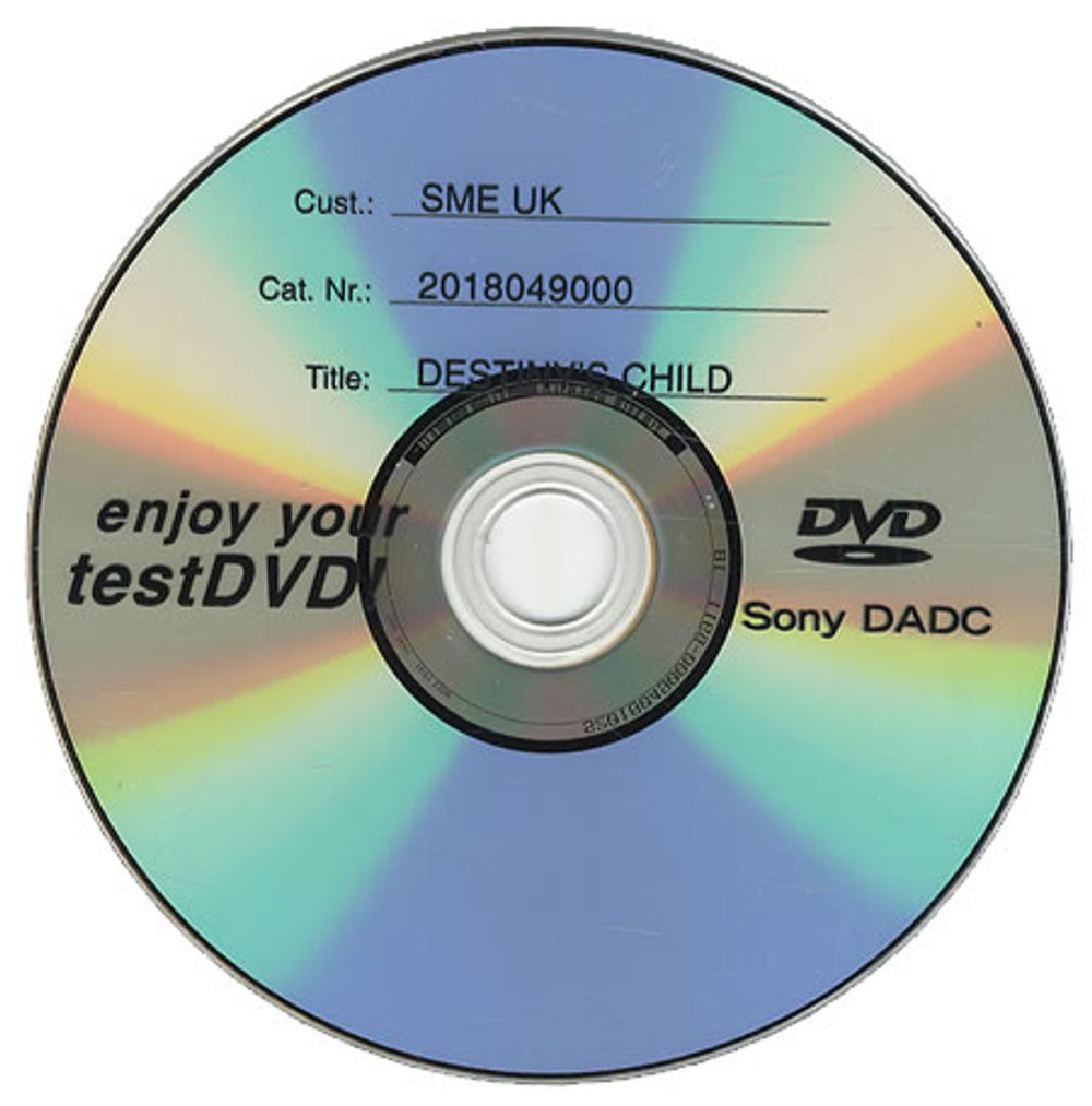 Destiny's Child Music World Music Presents UK Promo DVD 2018049000