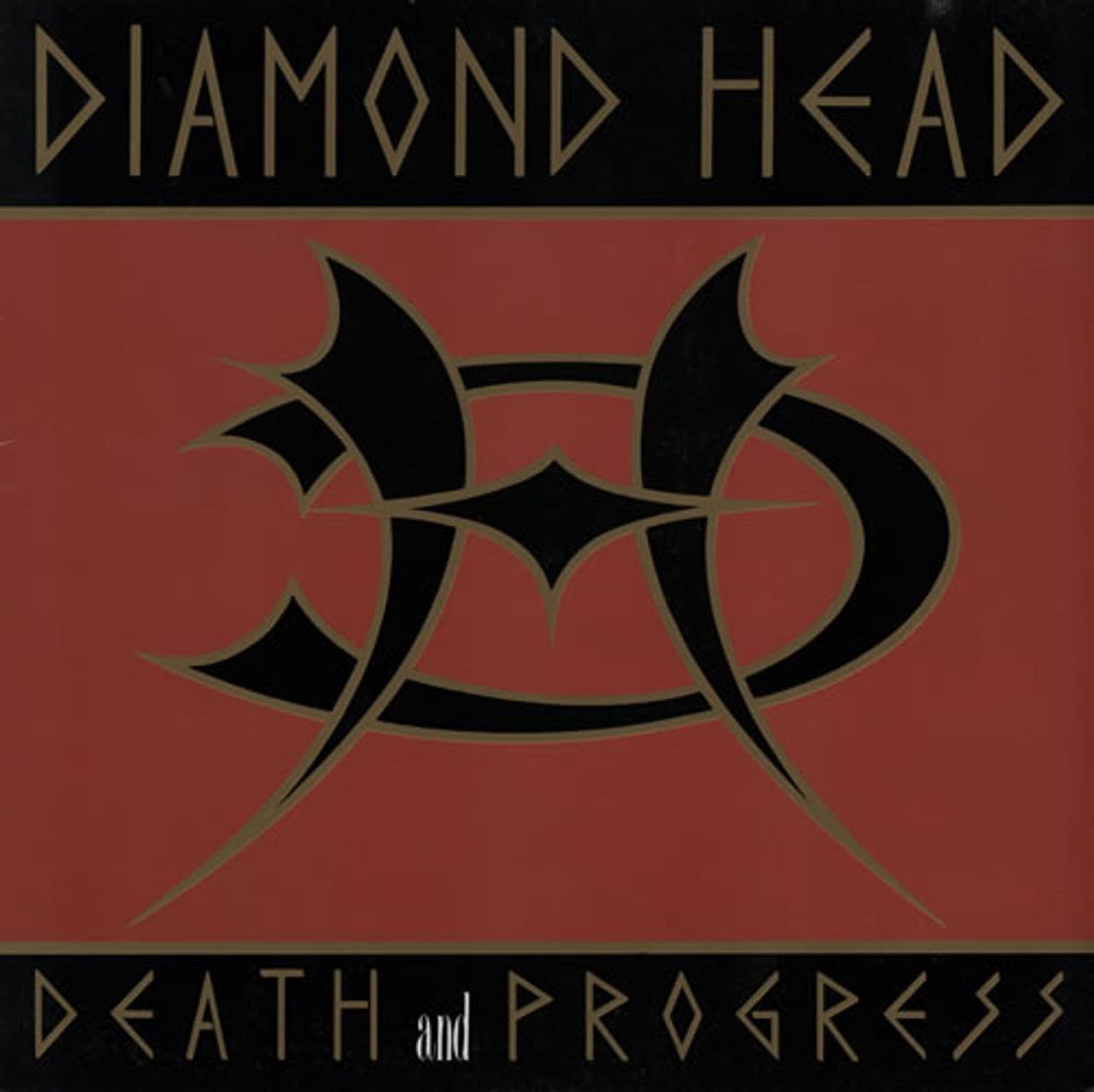 Diamond Head Death And Progress UK vinyl LP album (LP record) ESSLP192