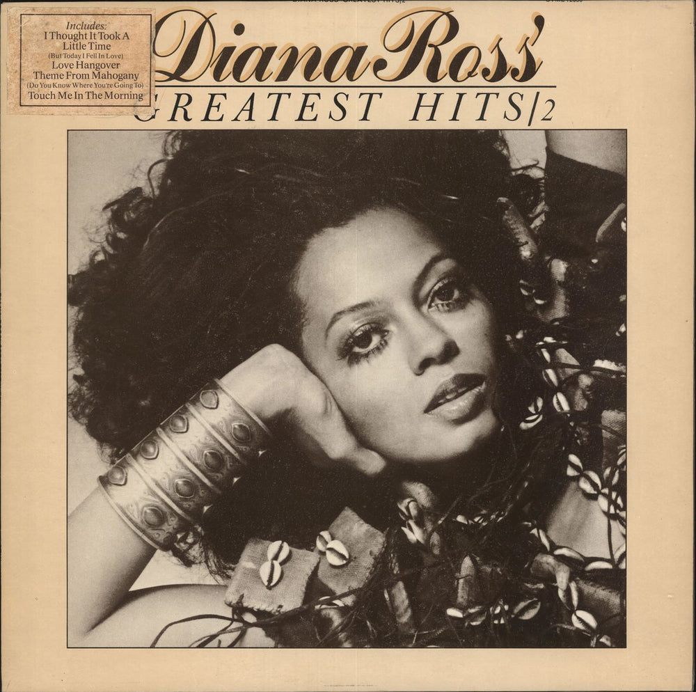 Diana Ross Greatest Hits 2 - Stickered UK vinyl LP album (LP record) STML12036