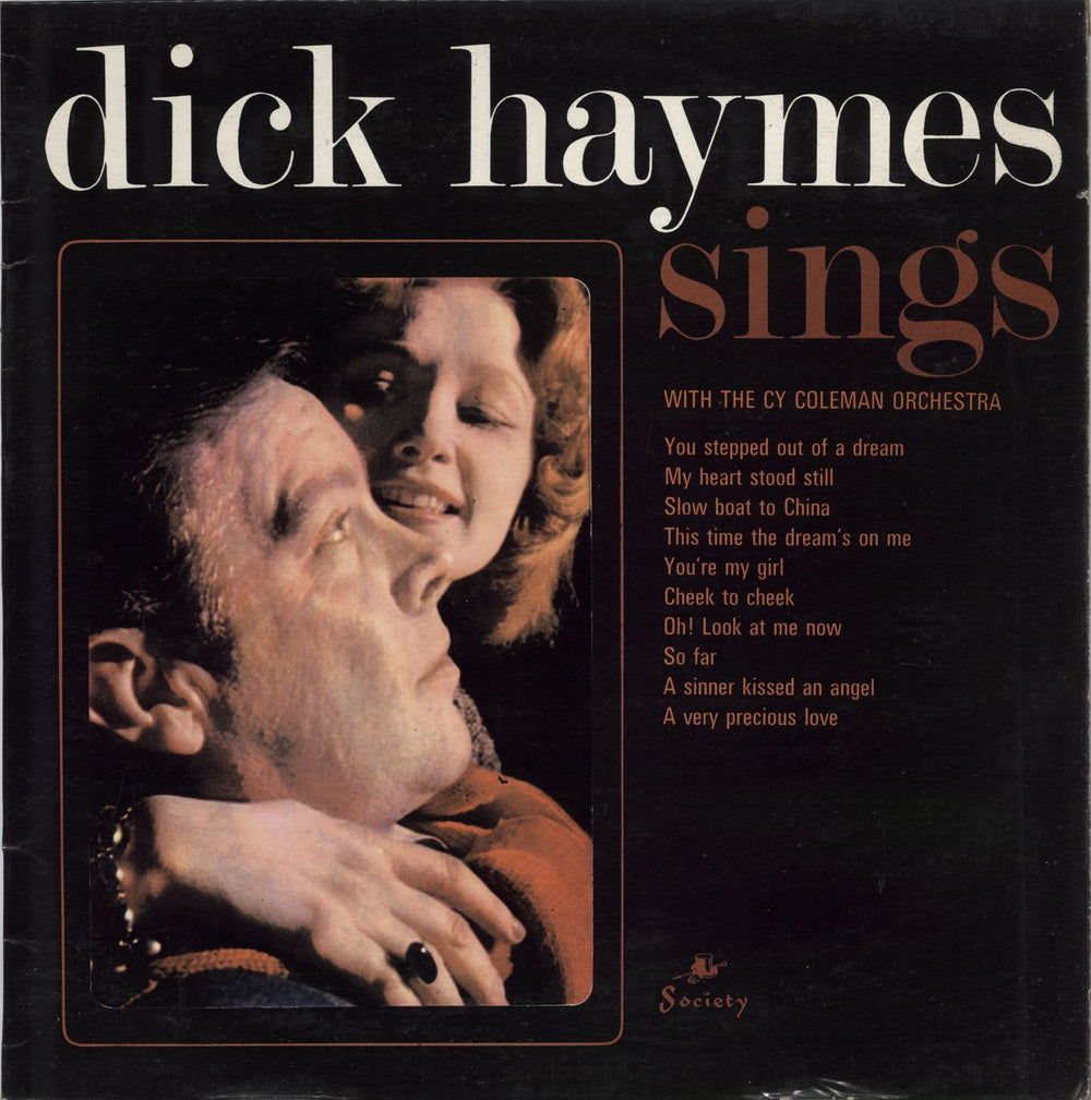 Dick Haymes Dick Haymes Sings With The Cy Coleman Orchestra UK vinyl LP album (LP record) SOC974