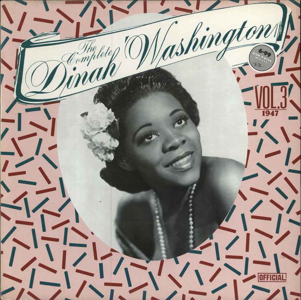 Dinah Washington The Complete Dinah Washington Vol. 3 Danish vinyl LP album (LP record) 3007