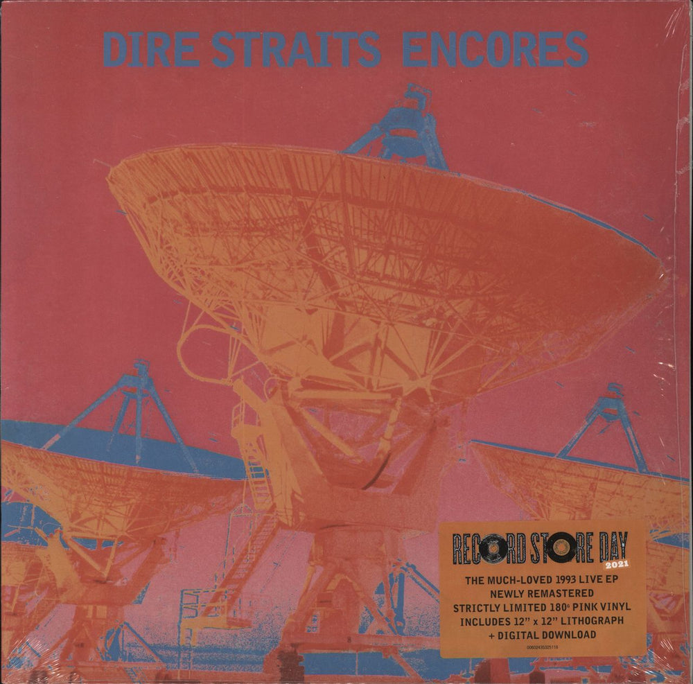 Dire Straits Encores - 180 Gram Pink Vinyl - BF2021 UK 12" vinyl single (12 inch record / Maxi-single) 353251-1