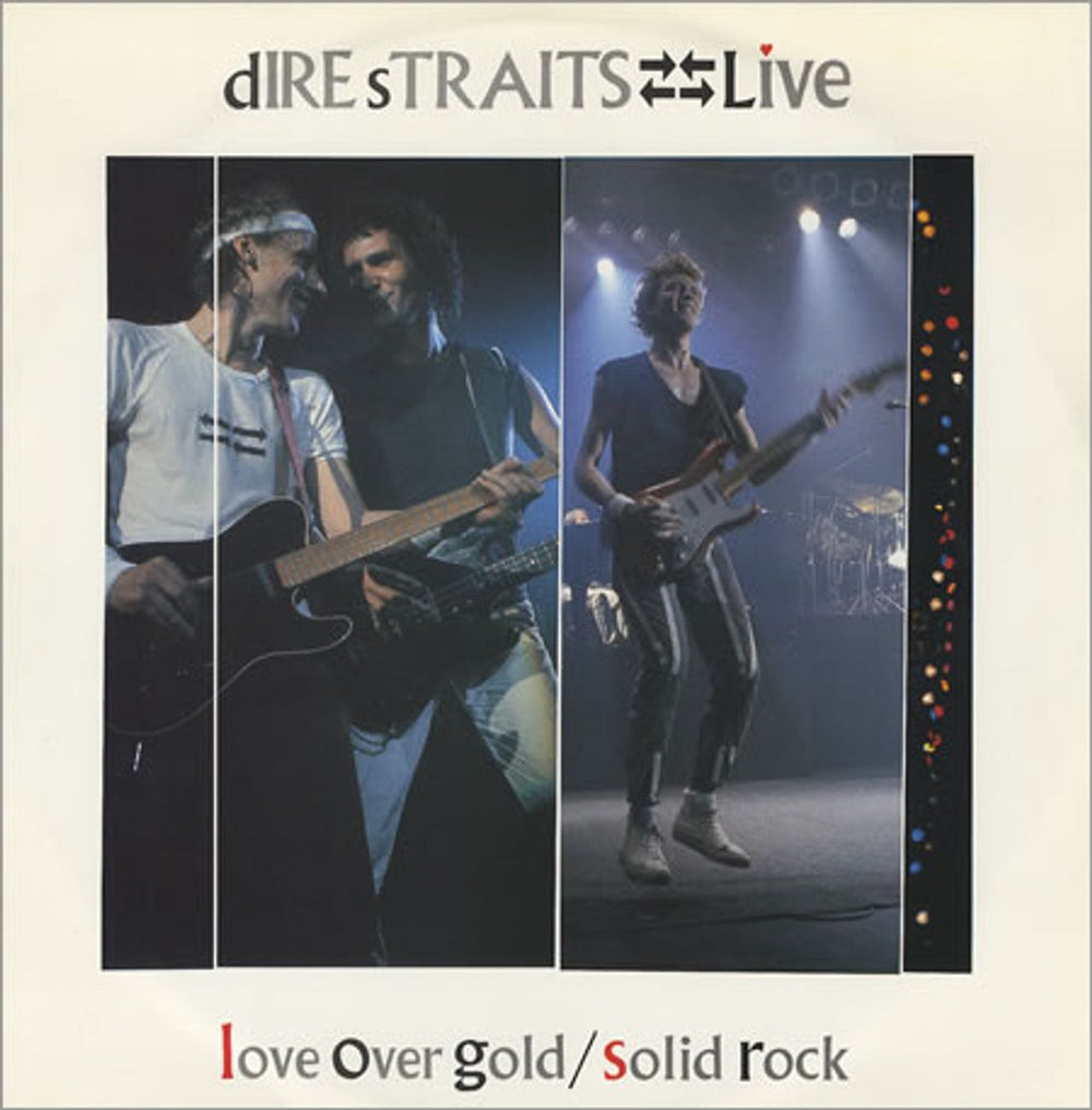 Dire Straits Love Over Gold / Solid Rock UK 12" vinyl single (12 inch record / Maxi-single) DSTR612