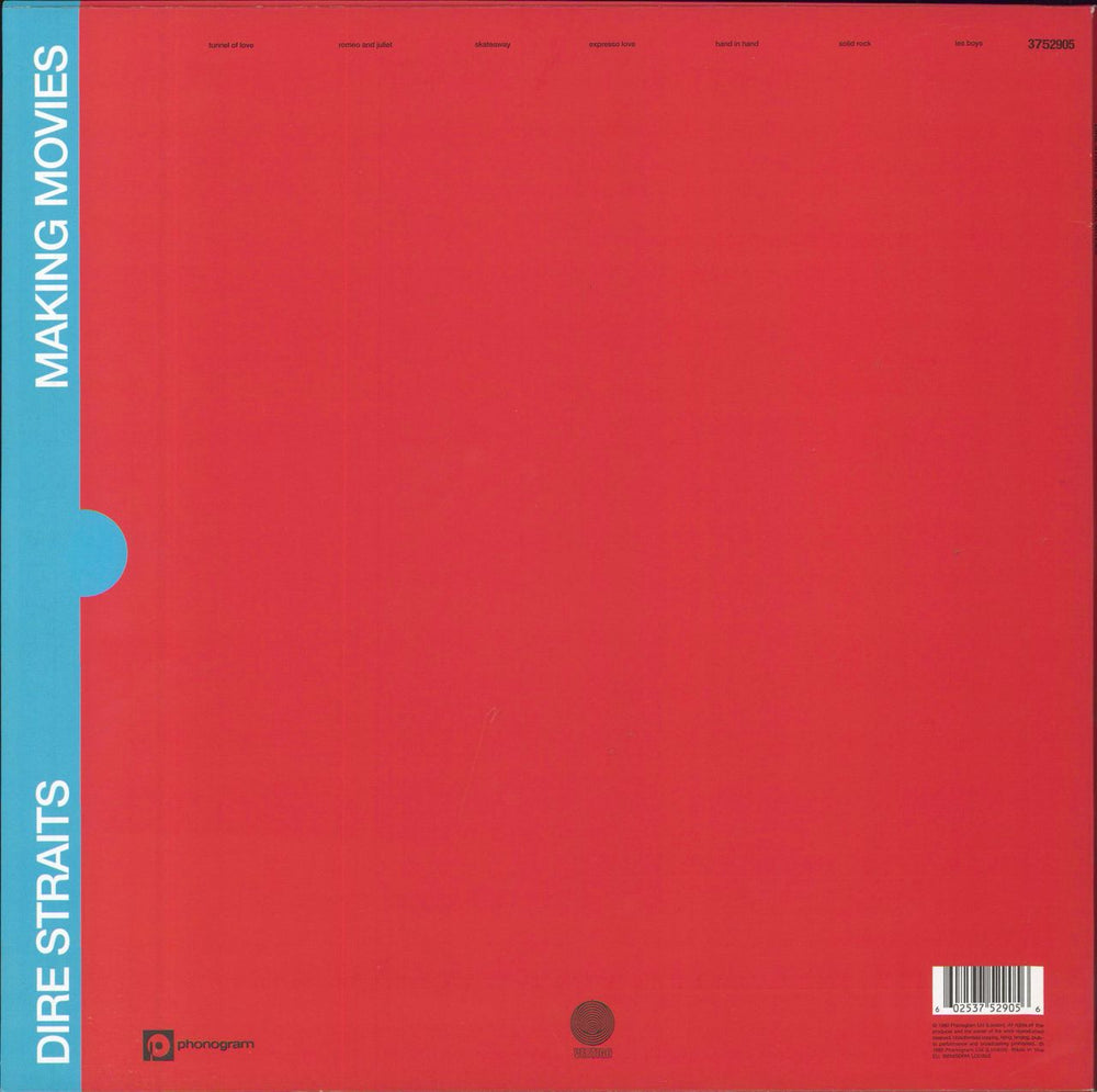 Dire Straits Making Movies - 180gm UK vinyl LP album (LP record) 602537529056