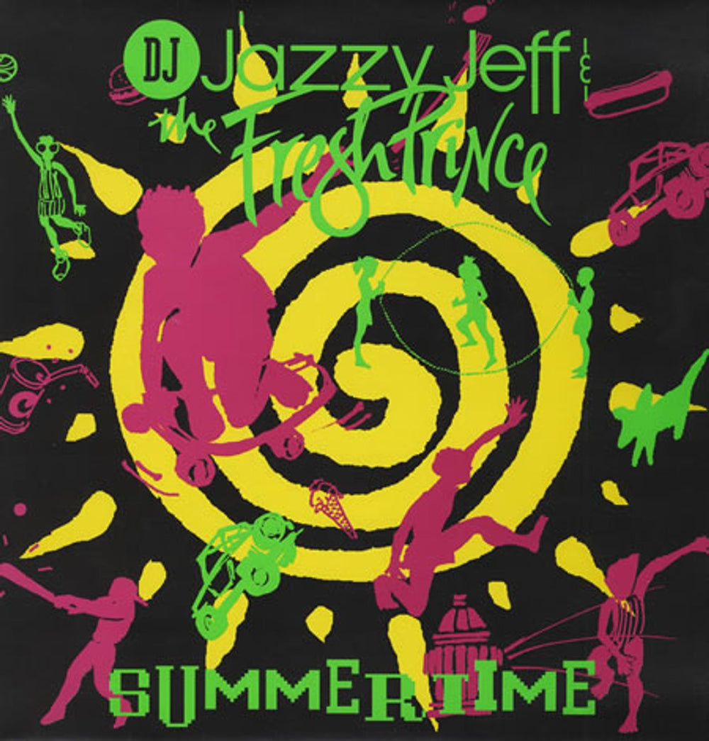 DJ Jazzy Jeff & The Fresh Prince Summertime - 4tracks UK 12" vinyl single (12 inch record / Maxi-single) JIVET279