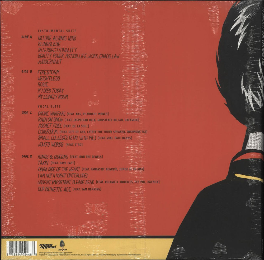 DJ Shadow Our Pathetic Age - Sealed US 2-LP vinyl record set (Double LP Album)