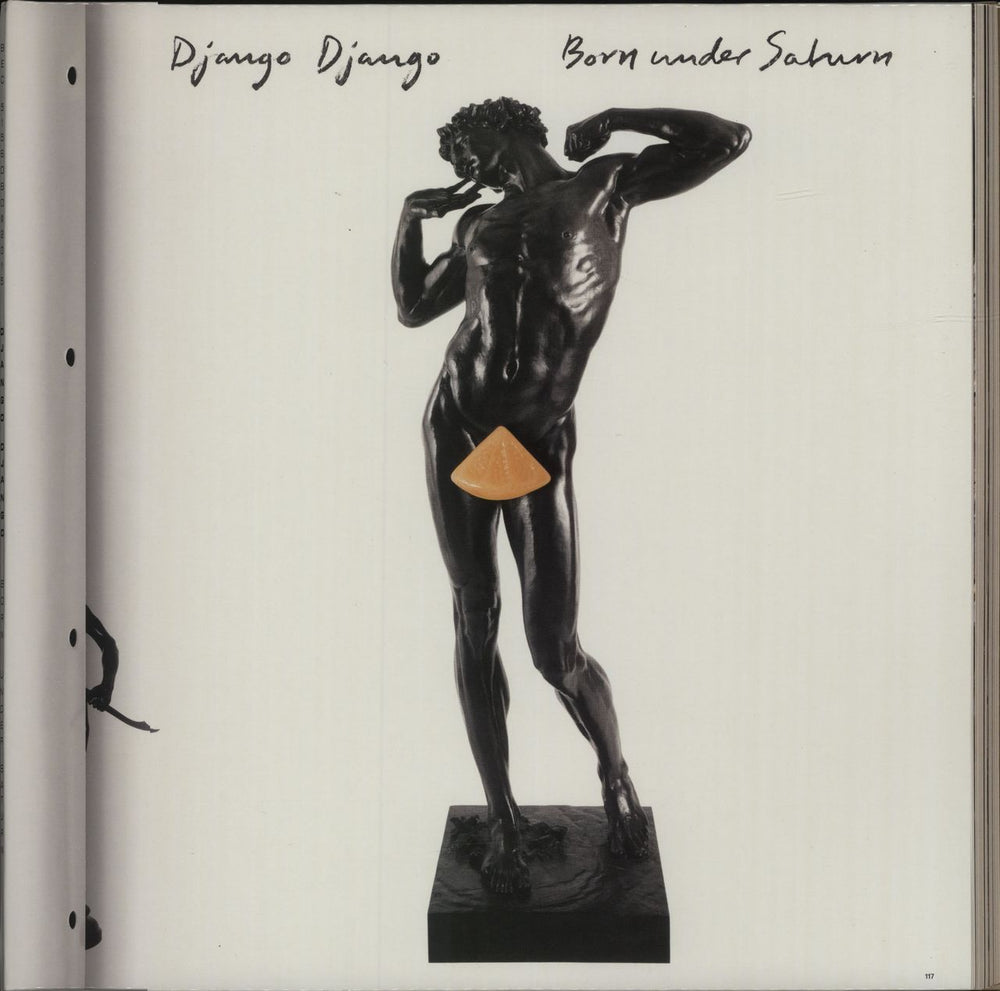 Django Django Born Under Saturn - Orange & White Vinyl + CD UK 2-LP vinyl record set (Double LP Album) BEC5156060