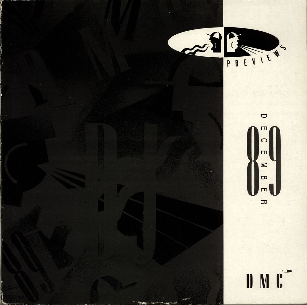 DMC December 89 Previews UK Promo 12" vinyl single (12 inch record / Maxi-single) DMC83/3