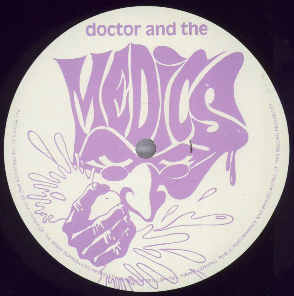 Doctor & The Medics Happy But Twisted + Fanzine UK 12" vinyl single (12 inch record / Maxi-single) D&M12HA825182