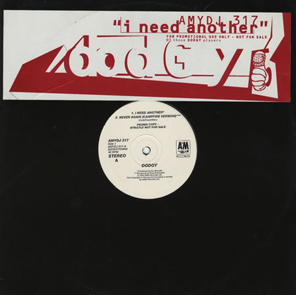 Dodgy I Need Another UK Promo 12" vinyl single (12 inch record / Maxi-single) AMYDJ317