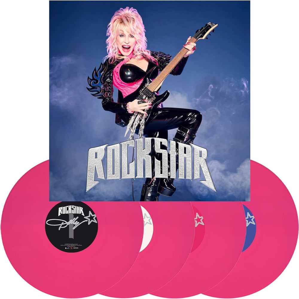 Dolly Parton Rockstar - Deluxe Pink Vinyl 4LP Box Set - Sealed US Vinyl Box Set