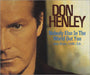 Don Henley Nobody Else In The World But You Japanese Promo CD single (CD5 / 5") PCS-465