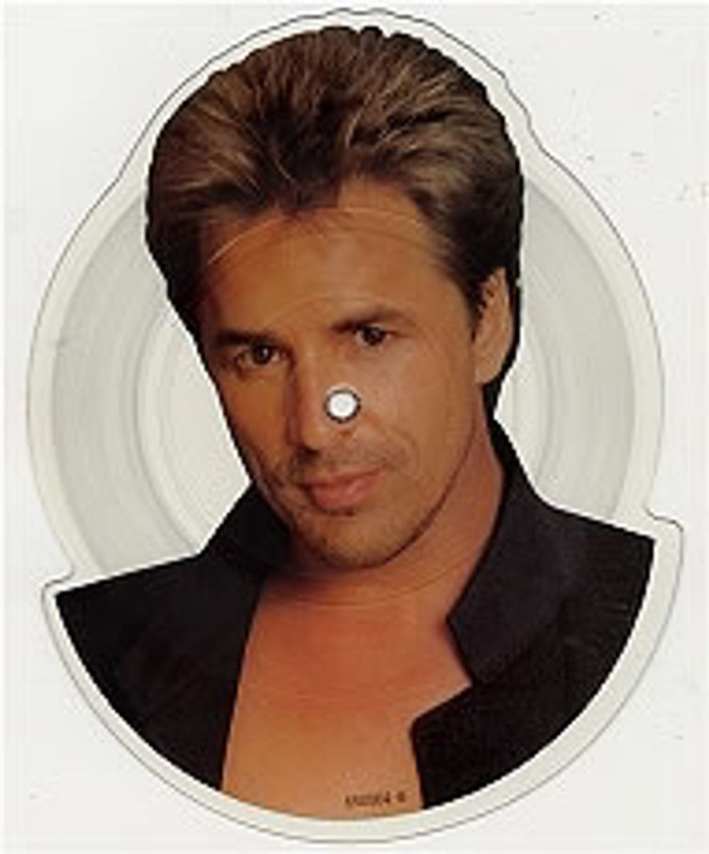 Don Johnson Heartbeat UK shaped picture disc (picture disc vinyl record) 650064-8