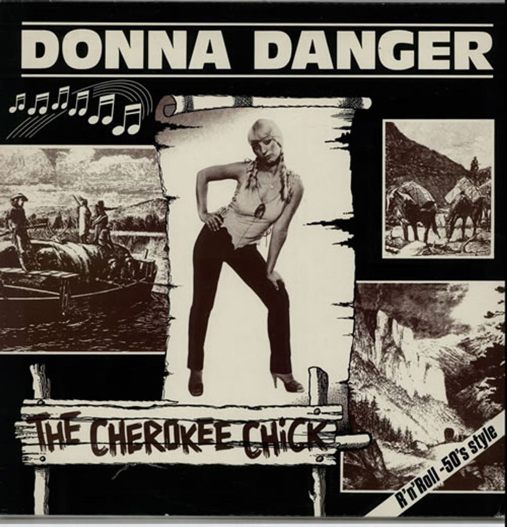 Donna Danger The Cherokee Chick Swedish vinyl LP album (LP record) JAN33-8020