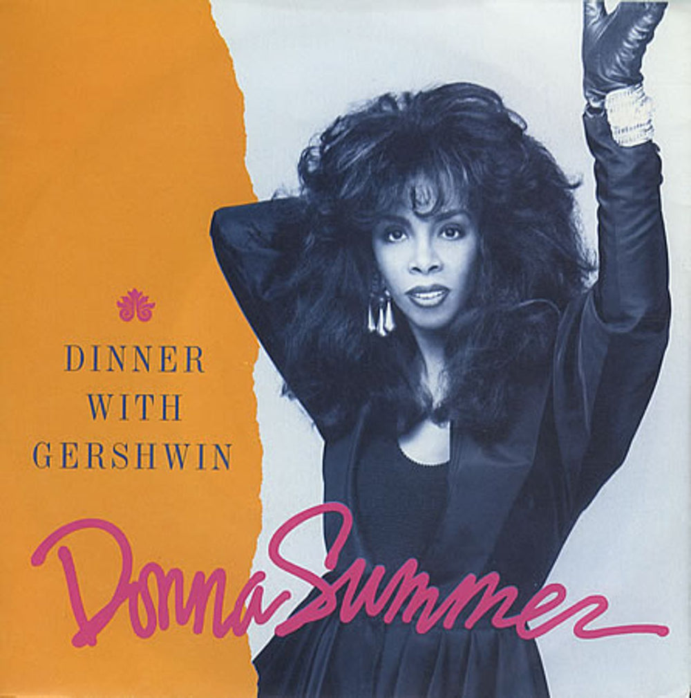 Donna Summer Dinner With Gershwin UK 7" vinyl single (7 inch record / 45) U8237