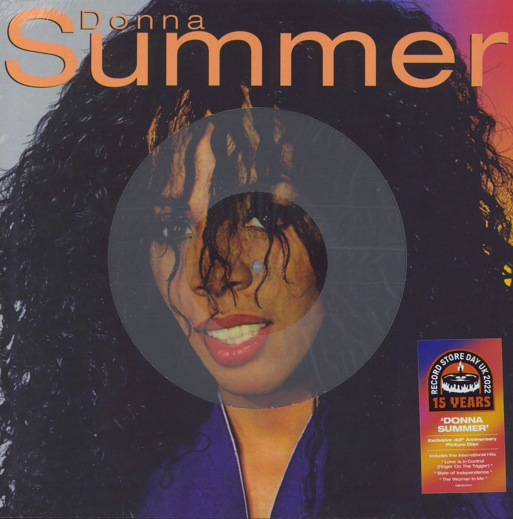 Donna Summer Donna Summer UK picture disc LP (vinyl picture disc album) DBTMLP010