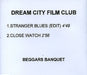 Dream City Film Club Stranger Blues UK Promo CD-R acetate CD-R ACETATE