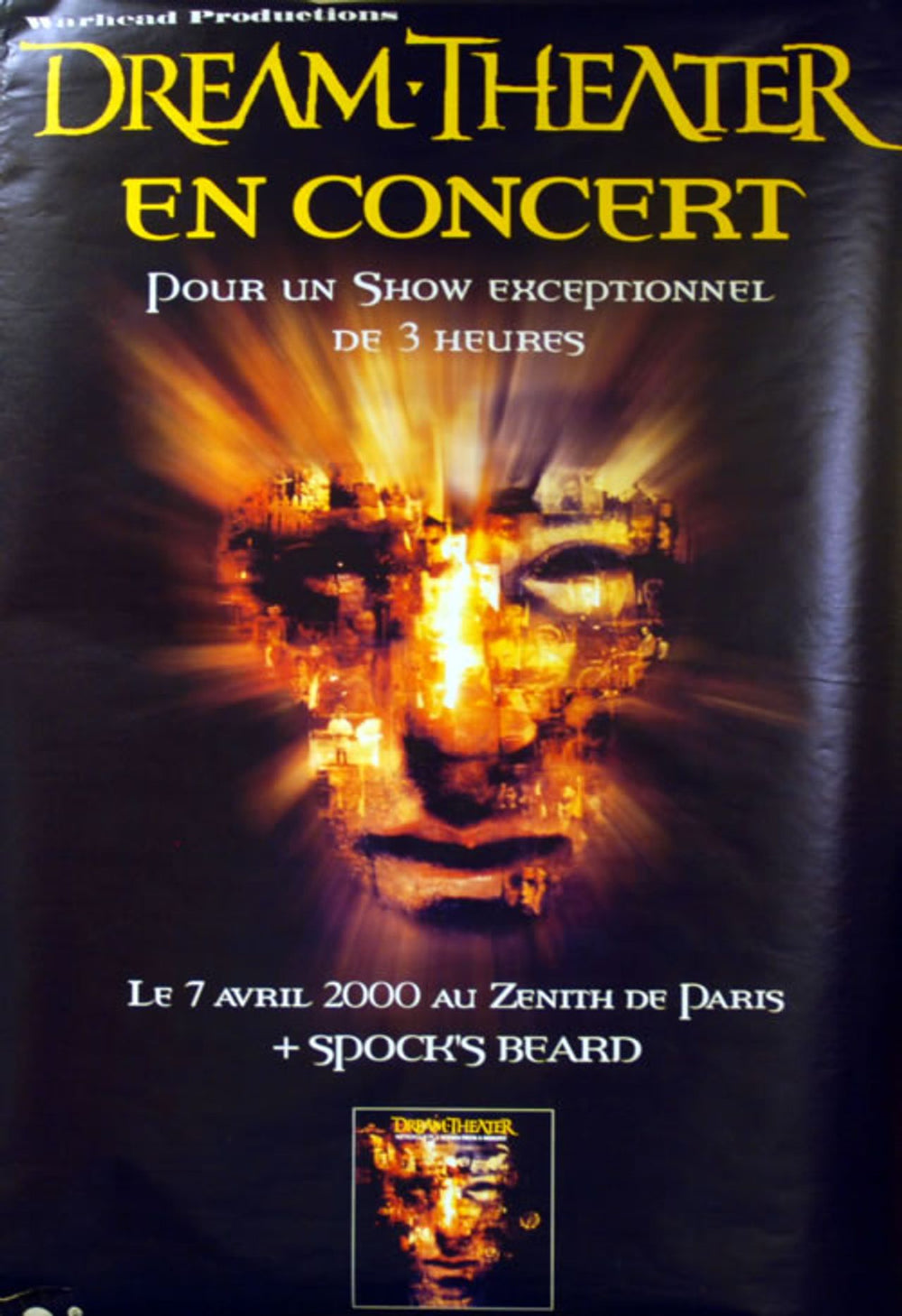 Dream Theater En Concert French Promo poster 32 X 48