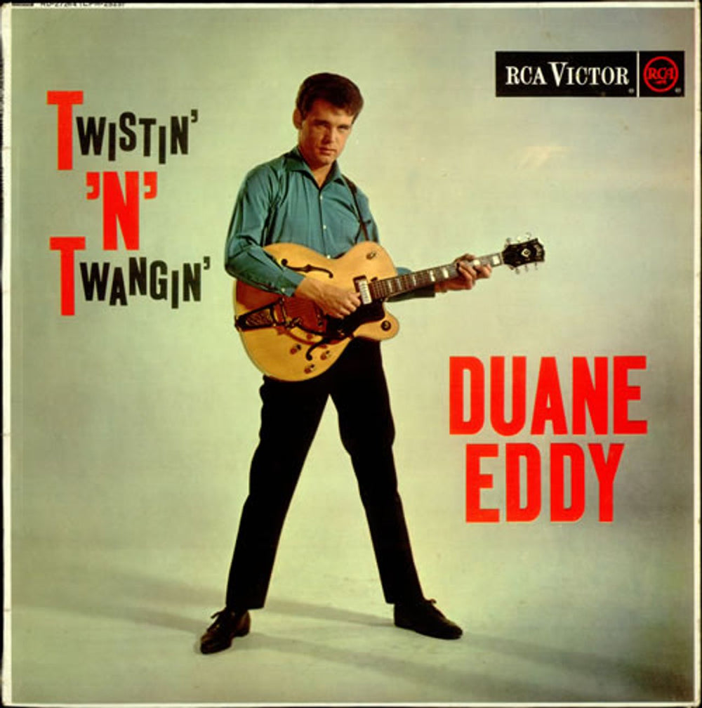 Duane Eddy Twistin' 'n' Twangin' - Silver Spot UK vinyl LP album (LP record) RD-27264