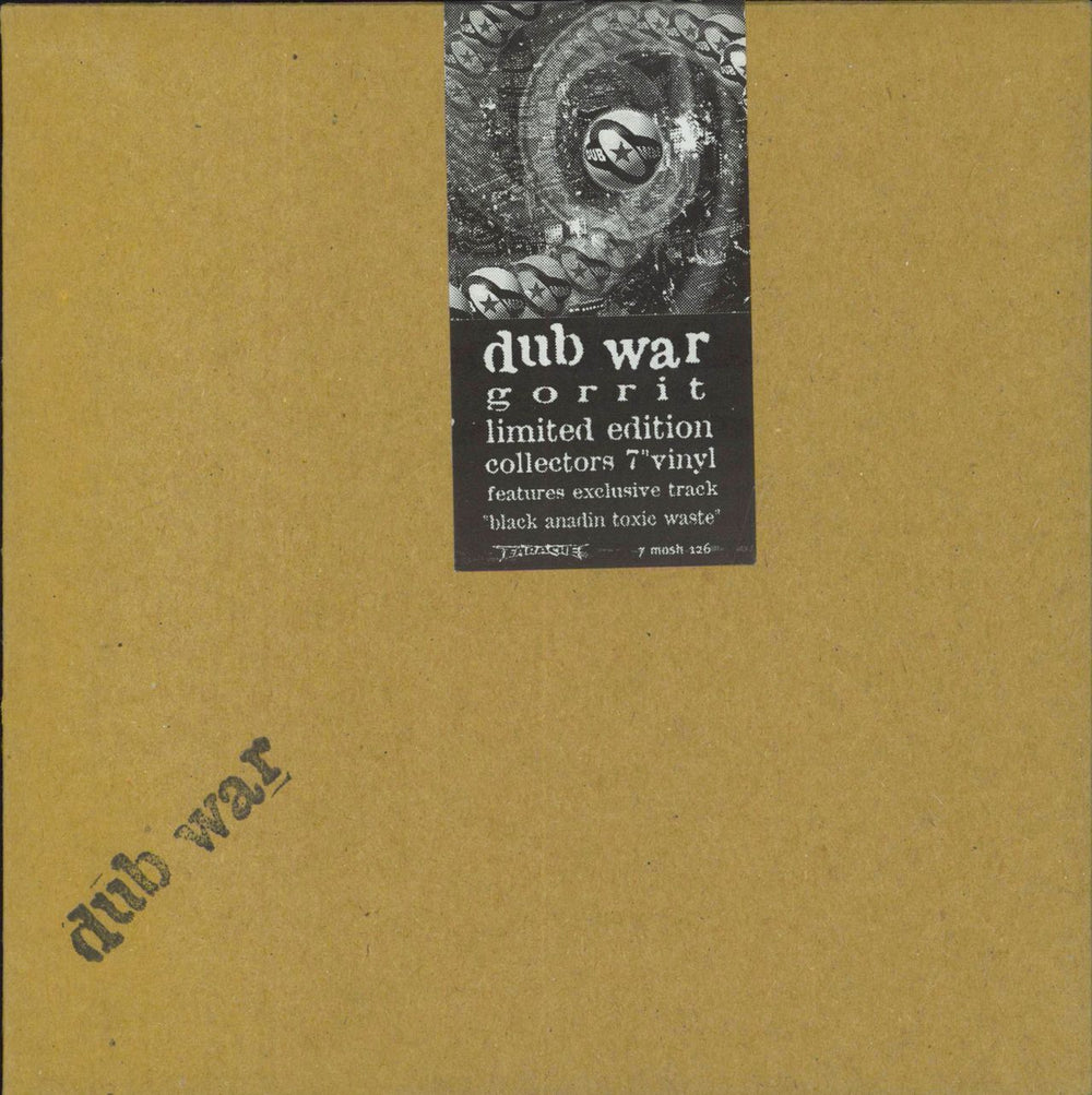 Dub War Gorrit UK 7" vinyl single (7 inch record / 45) 7MOSH126