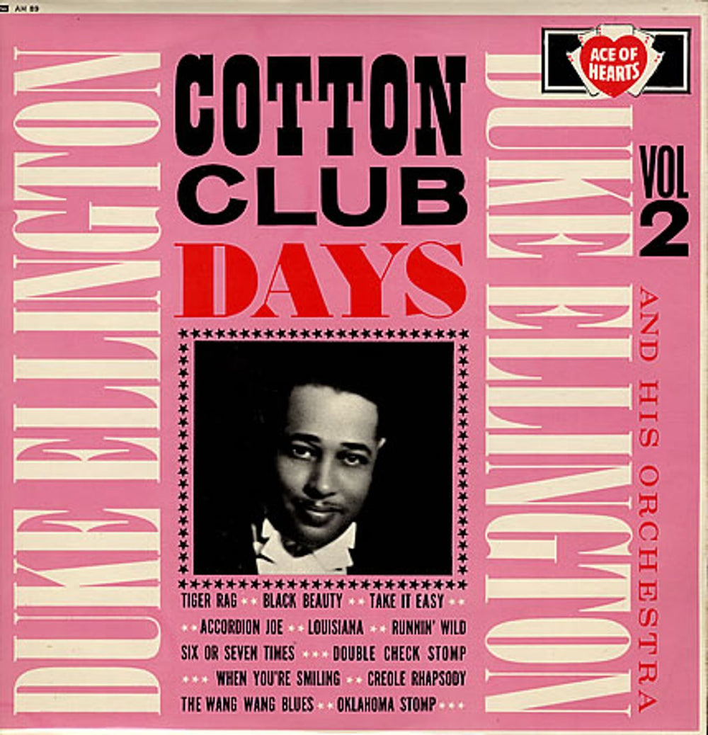 Duke Ellington Cotton Club Days Vol. 2 UK vinyl LP album (LP record) AH89