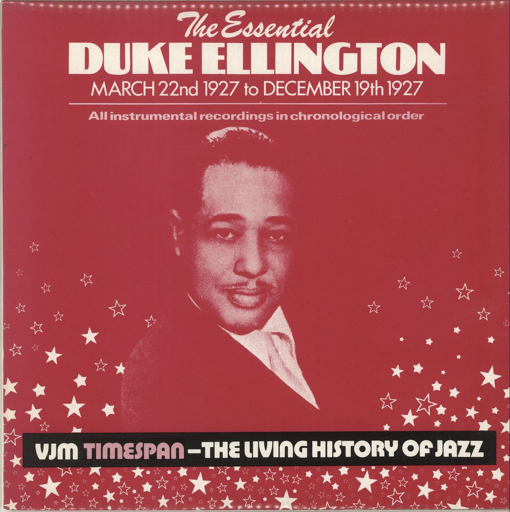 Duke Ellington The Essential Duke Ellington: March 22nd 1927 To December 19th 1927 UK vinyl LP album (LP record) VLP72