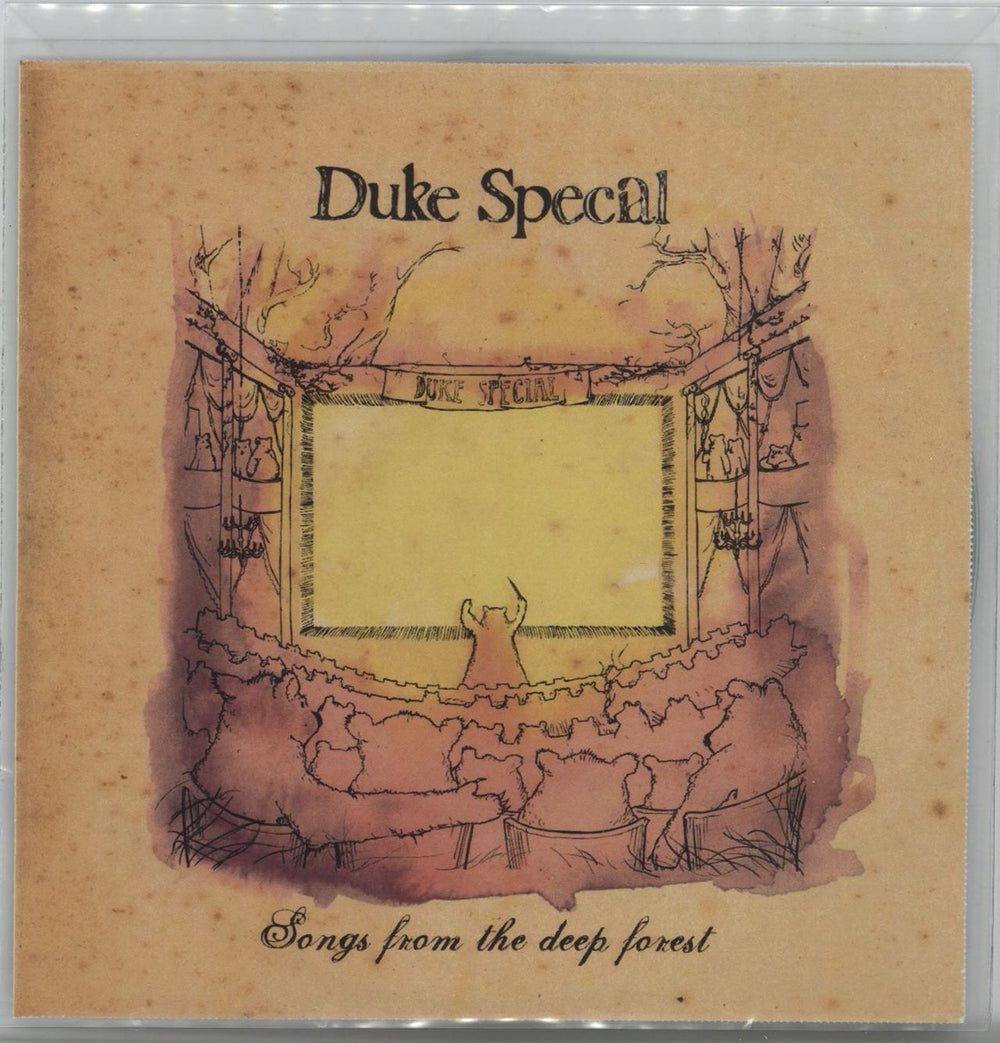 Duke Special Songs From The Deep Forest UK Promo CD-R acetate CD-R