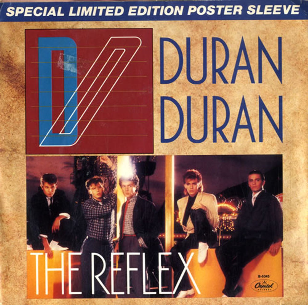 Duran Duran The Reflex - Poster Sleeve US 7" vinyl single (7 inch record / 45) B-5345