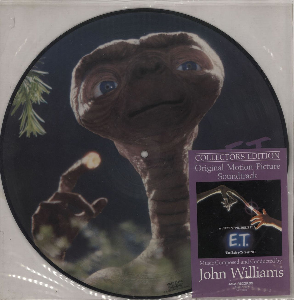 E.T. E.T. The Extra-Terrestrial - Picture Disc UK vinyl LP album (LP record) MCF3160