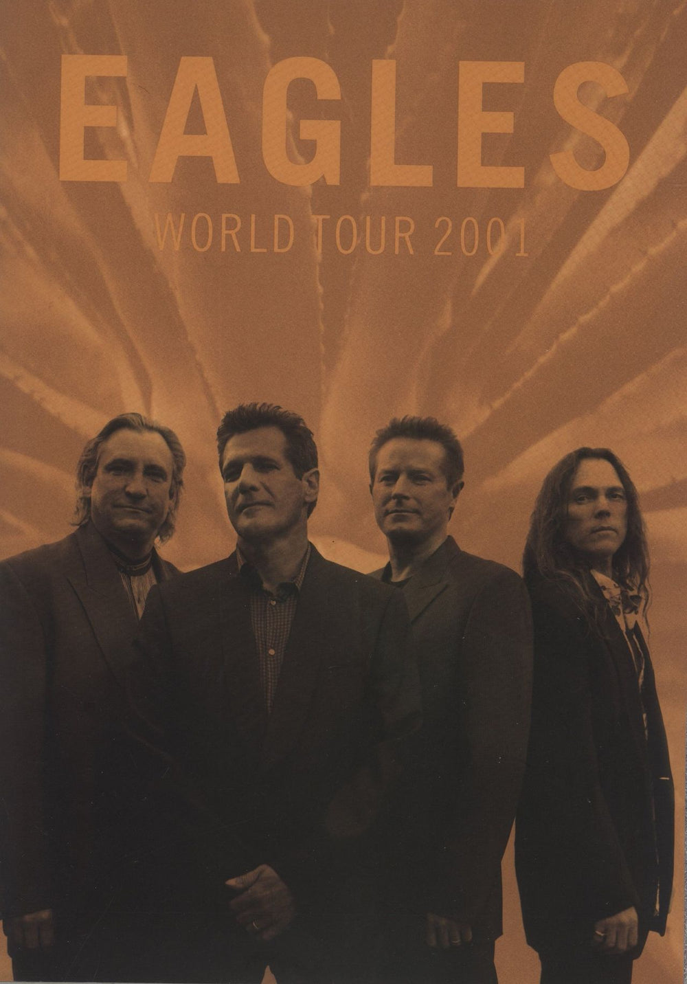 Eagles World Tour 2001 UK tour programme TOUR PROGRAMME