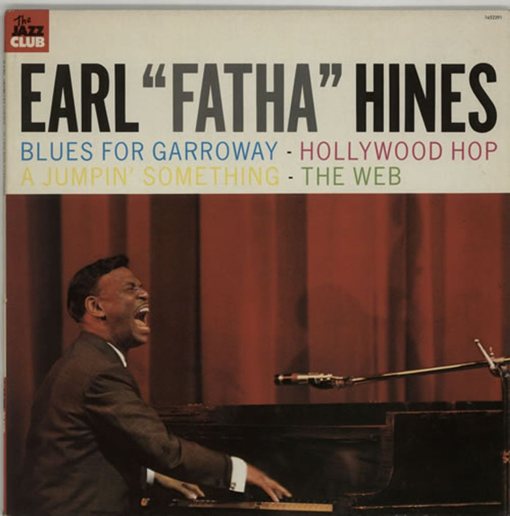 Earl Hines Blues For Garroway French vinyl LP album (LP record) 1652391