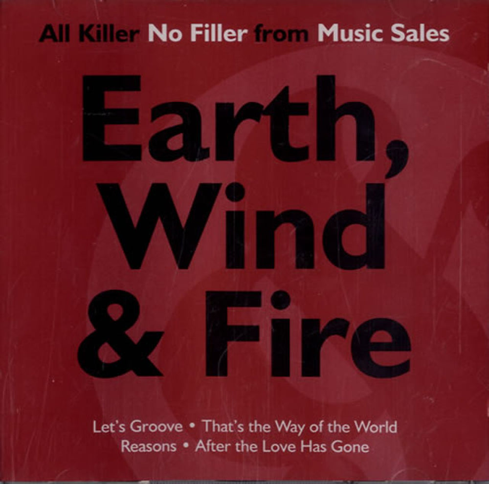 Earth Wind & Fire All Killer No Filler Sampler US Promo CD single (CD5 / 5") 1102517