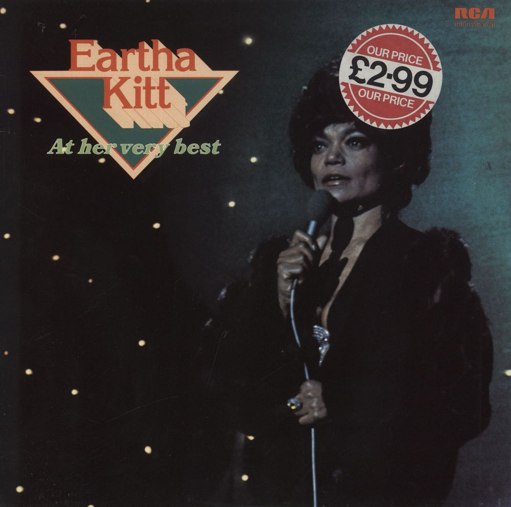 Eartha Kitt At Her Very Best UK vinyl LP album (LP record) INTS5182