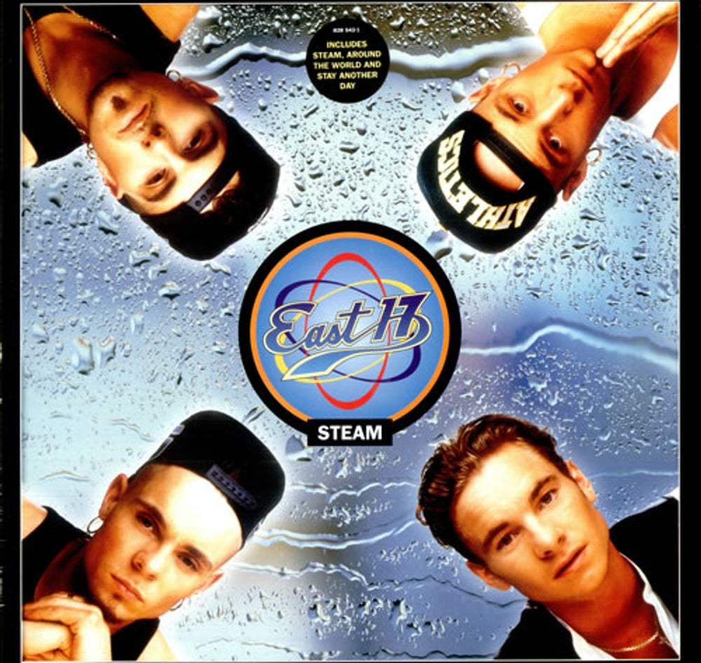 East 17 Steam UK vinyl LP album (LP record) 828542-1