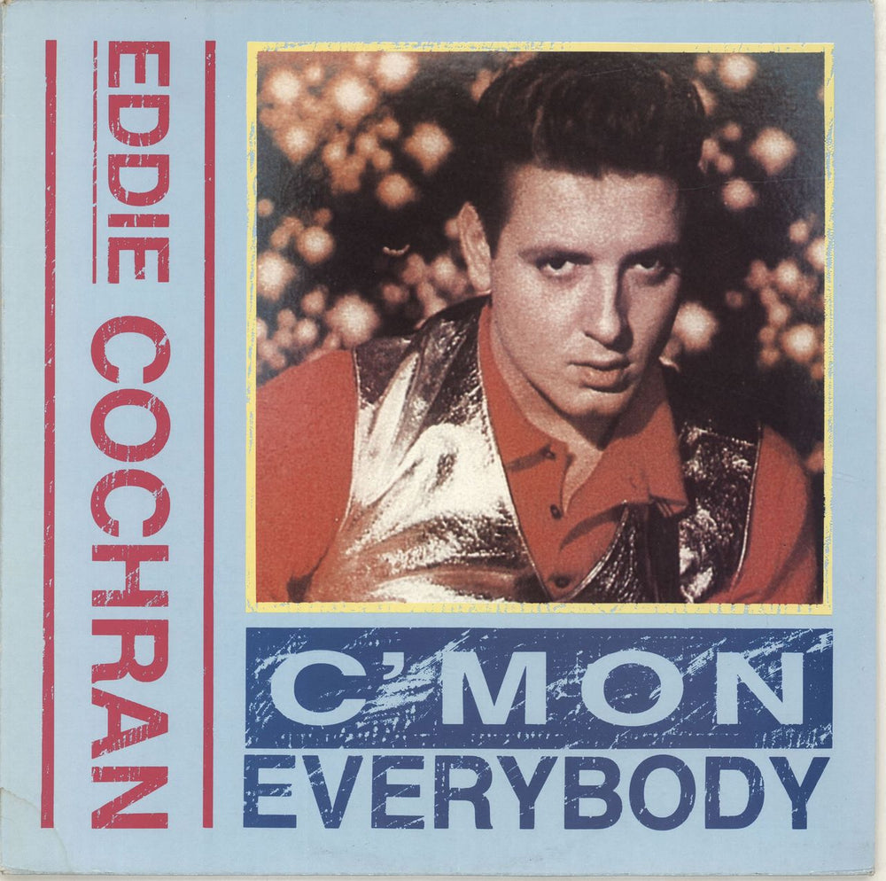 Eddie Cochran C'mon Everybody Belgian vinyl LP album (LP record) FUN9044