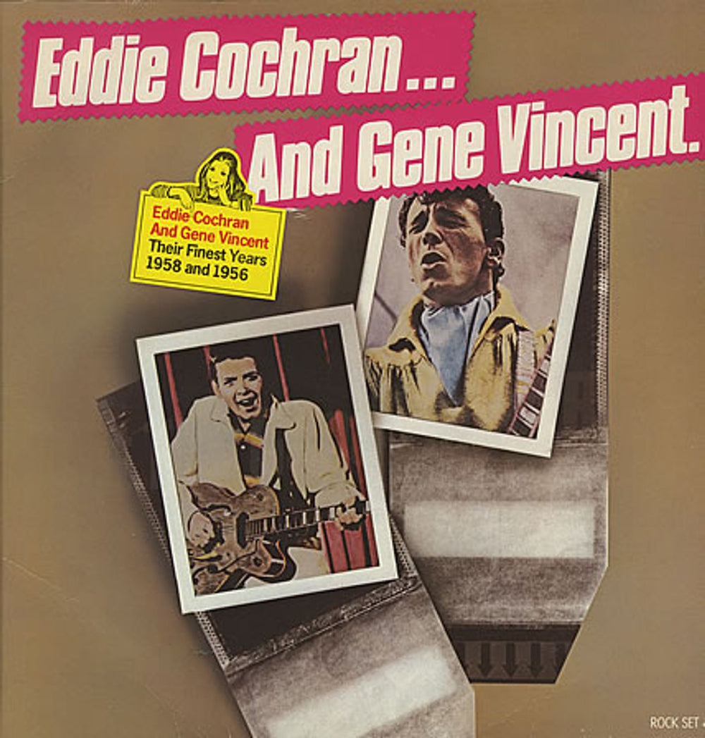 Eddie Cochran Their Finest Years: 1958 & 1956 Dutch vinyl LP album (LP record) 1A046-78036